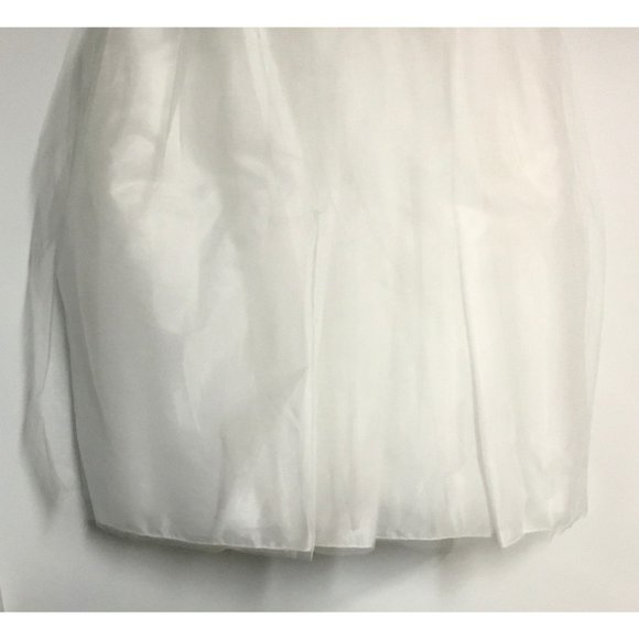1st Communion/Flower Girl Dress-White W/Sash-Sz 7-Worn Once - Picture 4 of 12